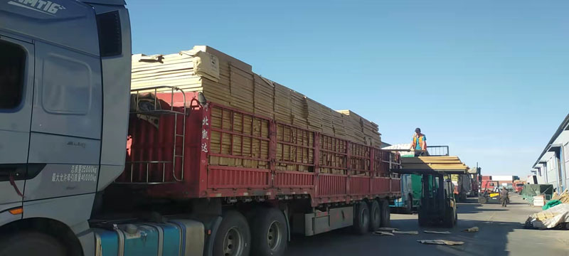 醫用門出口外蒙 森森醫院門卡車二連浩特卸貨